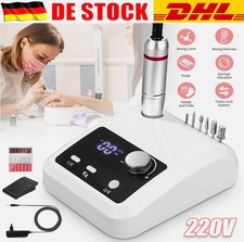 Profi Elektrische Nagelfräser 45000 U/min Nagelfeile Maniküre Pediküre Set Bits