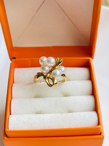 Mikimoto k18 akoya perlenring - mikimoto,