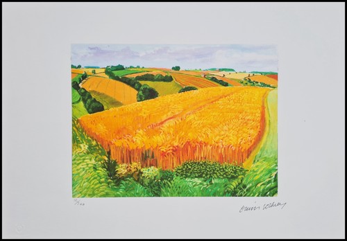 David hockney wheat - field, *