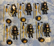 Playmobil Custom Unikate Schwarze Samurai Asia-Kämpfer Mongolen Soldaten Ritter