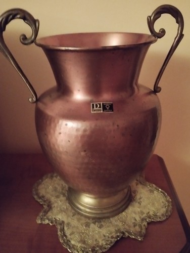 Massiv kupfer vase - massiv,