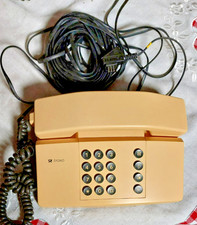 Post Telefon Tastentelefon Beige Post Retro Vintage Sammler mit Stecker