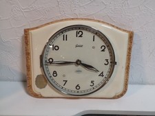 Garant Elektrik Küchenuhr Wanduhr Keramik 50/60er Jahre OVP 