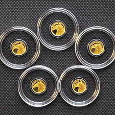 LOT of 5 - 24k Pure Gold