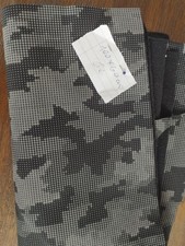 Wasserabweisende Stoff Innenseite warme Fleece grau-schwarz reflektierend Nähen