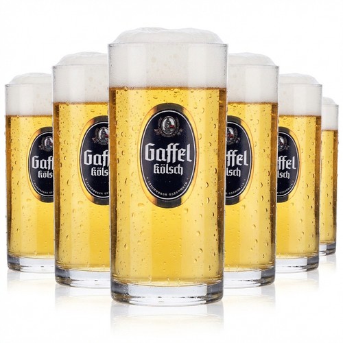12x gaffel bier glas 1l - 12x, 0,1l