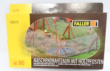 Faller H0 180414 Maschendrahtzaun mit Holzpfosten neuwertig in OVP QR4970