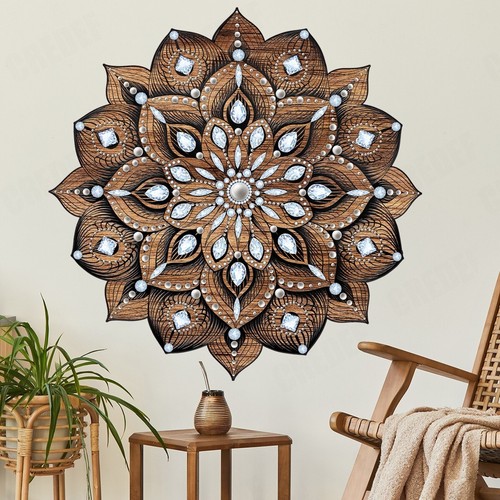 Wandtattoo mandala wandbild - wandtattoo,