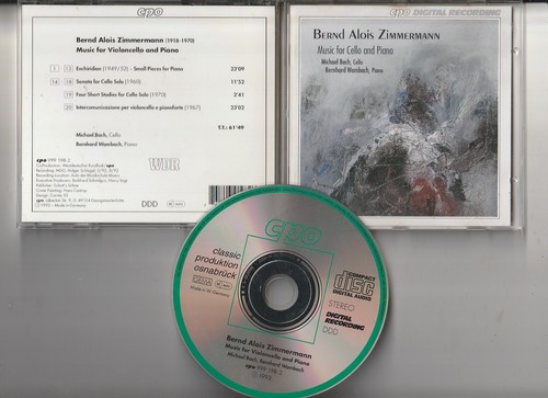 1993 bernd alois - cd, –