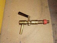 Zapfhahn Messing schwer, massiv, älter, Bierfass Bierhahn