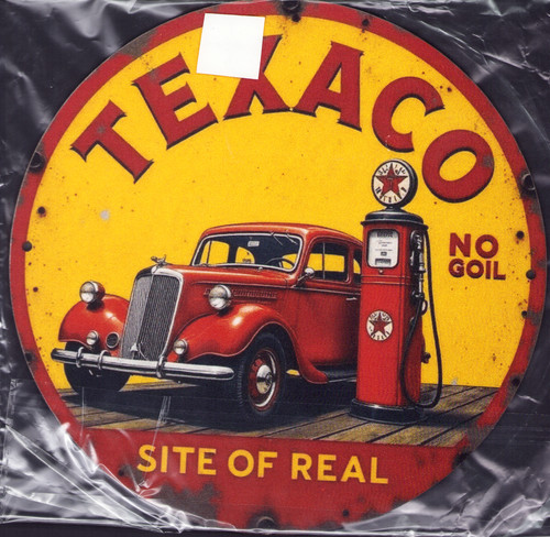 Holzschild texaco retro - "texaco",