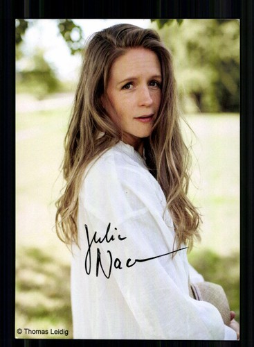 Julia nachtmann autogrammkarte - julia,