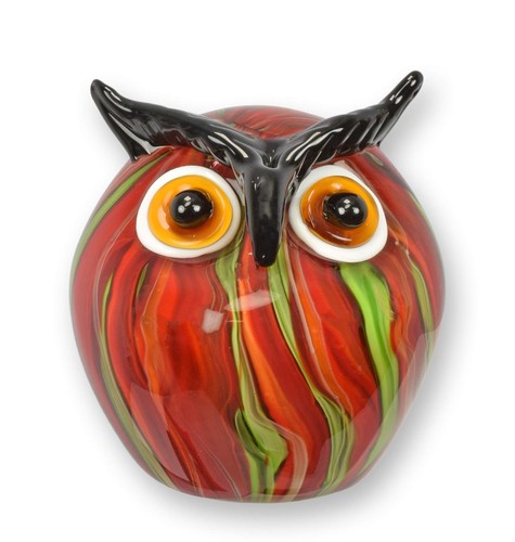 Figur eule glas murano stil - figur, im