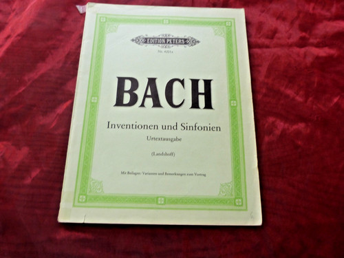 Bach inventionen und sinfonien - bach,