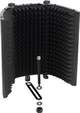 B-WARE Portabler Mikrofon Absorber klappbar Studio Screen Hall Diffusor Aufnahme