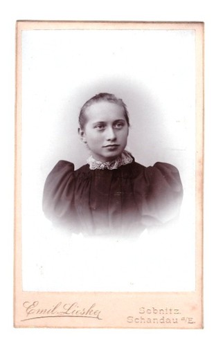 Cdv foto 1900 junge - cdv, frau