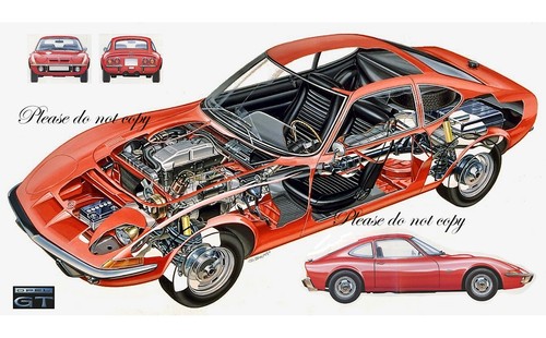 Opel poster - gt,