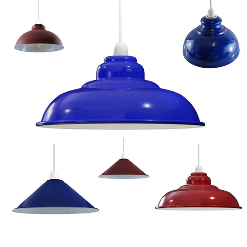 Retro metall lampenschirm - metall,