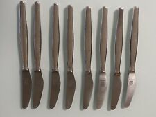 8X Bruckmann Messer PARTY Karl Dittert Entwurf 1957 versilbert 90er Silber