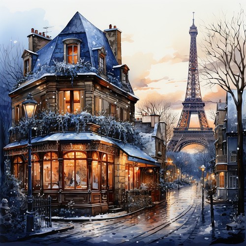 Deko bild paris eiffelturm - paris,