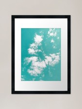 Aqua Sky Gerahmter Kunstdruck