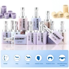 5PCS Dental Emax Glass Ceramic