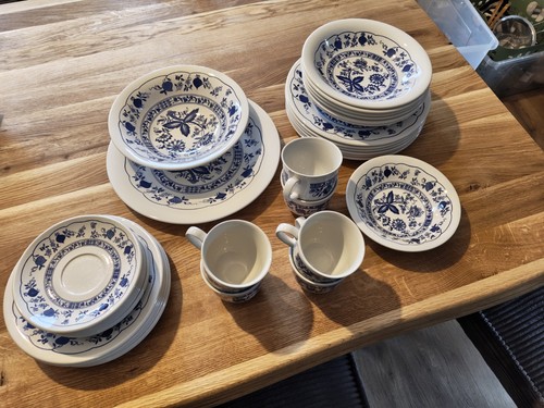 Staffordshire blue onion - staffordshire,