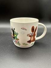 Becher Tasse Der kleine Maulwurf Trötsch Zdenek Miler Porzellan Ca. 8cm WDR