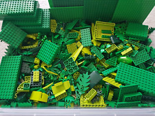 Lego 1 KG GRÜN STEINE PLATTEN SONDERTEILE Kiloware Sammlung Konvolut GEREINIGT!
