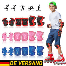 6 X Kinder Protektoren Ellenbogen Handgelenke Knieschützer Schoner Inlineskater.
