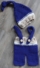 Newborn Baby Fotoshooting Shootingoutfit Outfit Mütze Hose Junge 56 62