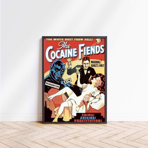 The cocaine fiends - cocaine, poster