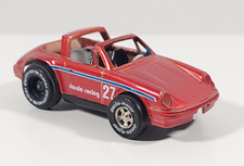 VINTAGE-DARDA MOTOR SPEED PORSCHE 911 RED TARGA 27 SPORT CAR PULL BACK - GERMANY