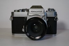 Nikon Nikkormat EL analoge Spiegelreflexkamera 35 mm c/w 50 mm f2,0 – neuer Akku