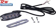 Warnblitzer orange 4 LEDs, 6,7W, 12/24V, 98x30x8mm, Warnleuchte, synchron, Kramp