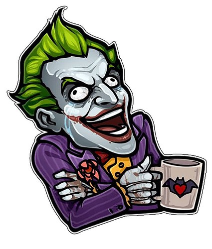 Joker sticker suicide squad - sticker,