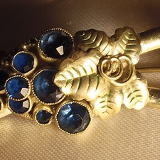 Antike Brosche, Art Deco,  Neiger Brothers  , florales Design, Gablonz  , selten