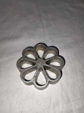 1x DDR Waffeleisen Waffelbackform Praktikus  Aluminium Schmalzgebäck Ersatzteil