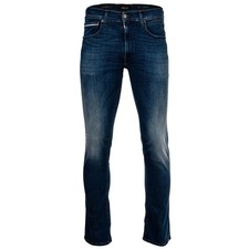 REPLAY Herren Jeans - GROVER, Länge 32, Stretch Denim, Straight Fit Dunkelbla...