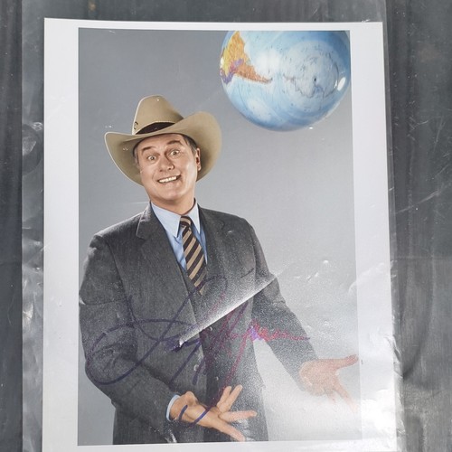 Larry hagman signiertes - larry,