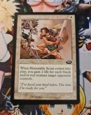 MTG Honorable Scout ?? Nm Card Og Magic The Gathering Planeshift 2001 White 