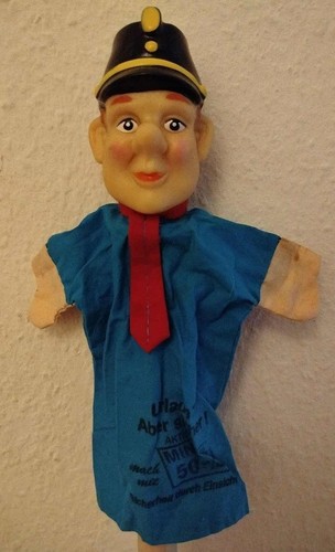 Handpuppen figur polizist - handpuppen-figur, "polizist"
