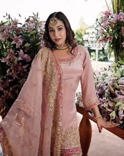 Bollywood Salwar Suit Kameez Indisch Designer Pakistaner Partykleidung Ethnisch