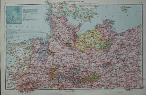 Landkarte nord deutschland - landkarte,