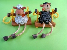 2er set deko figuren schaf - set, deko-figuren