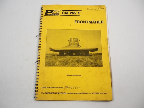 Zweegers cm265f frontmäher - zweegers,