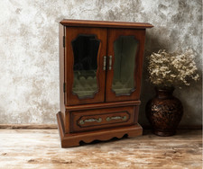 Vintage Schmuckschatulle Holz