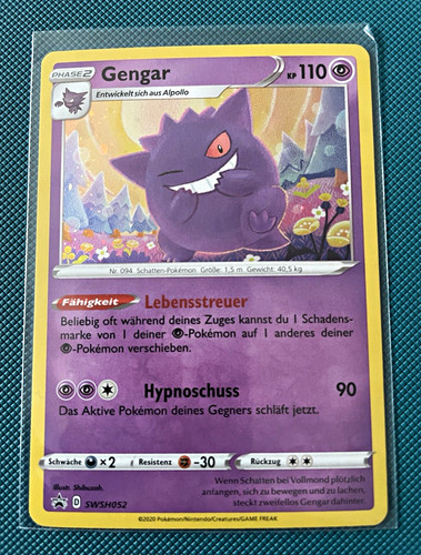 Gengar black star - (swsh, 052)