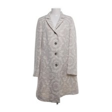 Erich Fend, Mantel, Damen, Größe: M, Weiß/Mehrfarbig, Wolle #XDo