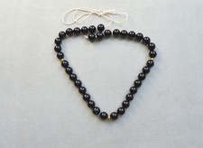 Onyx Kugel, Echt ! mit 3 Zwischenteile Gold 585